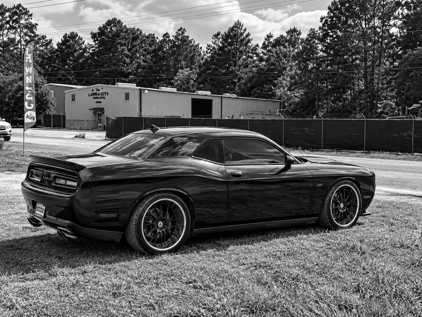 Exotic performance sports car parked outdoors